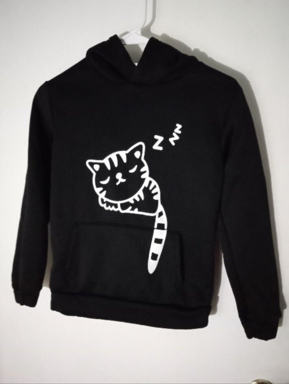 Childs sleepy cat hoodie with ears Size XXS
